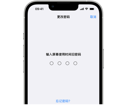 道真iPhone屏幕维修分享iPhone屏幕使用时间密码忘记了怎么办 