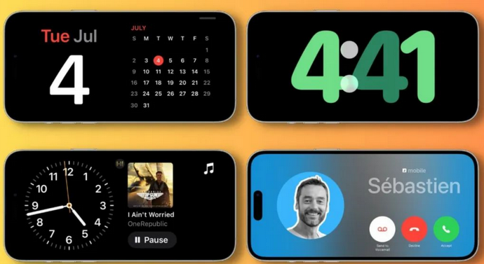 道真苹果手机维修分享iOS17横屏充电待机显示有什么好处 