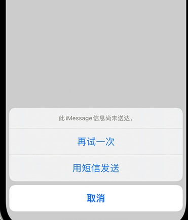 道真apple维修iPhone上无法正常发送iMessage信息