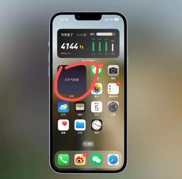 道真苹果手机维修分享:iOS16主屏幕天气小组件无法正常工作怎么办？ 