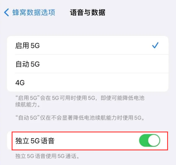 道真苹果14维修分享iPhone 14 Pro如何开启VoNR 