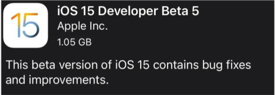 道真苹果手机维修分享如何升级到iOS15.0 beta5 